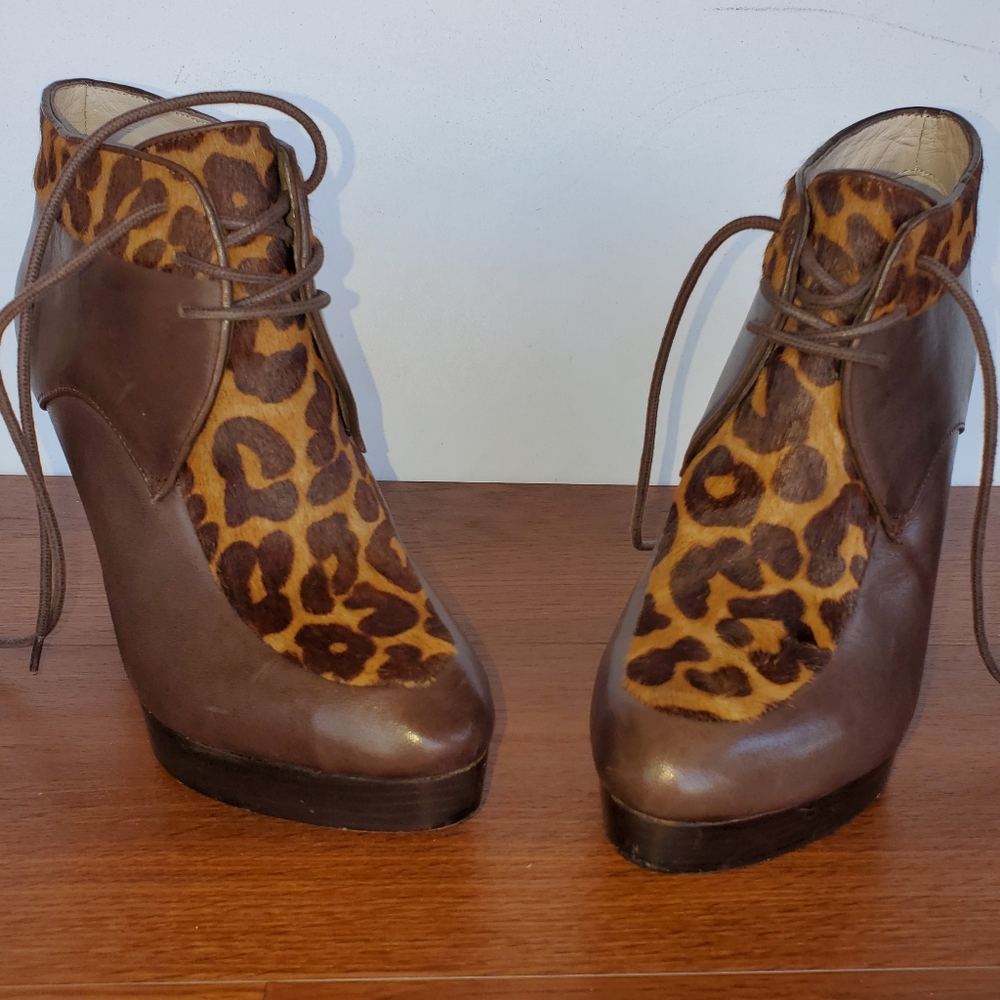 Michael Kors Leopard Fur Boots